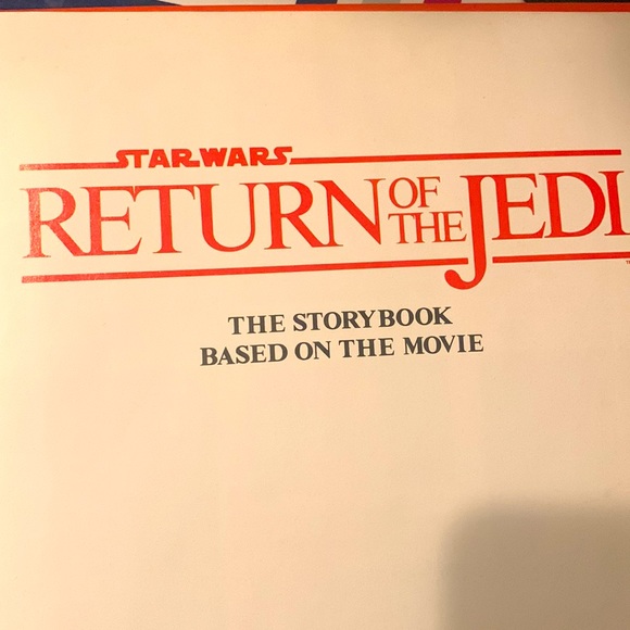 Star Wars: Return Of The Jedi 1983 Storybook Based On The Movie Random House HC - Picture 6 of 6